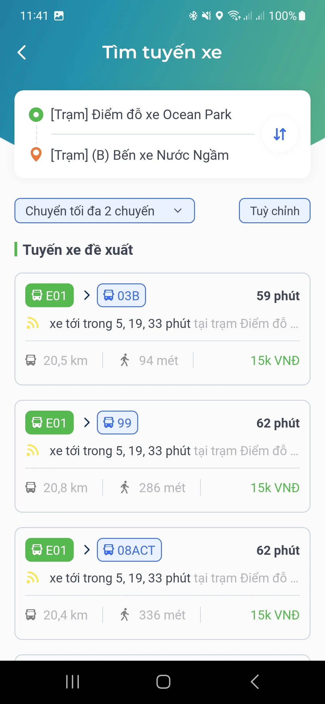 VinBus - Tìm buýt dễ dàng screenshot